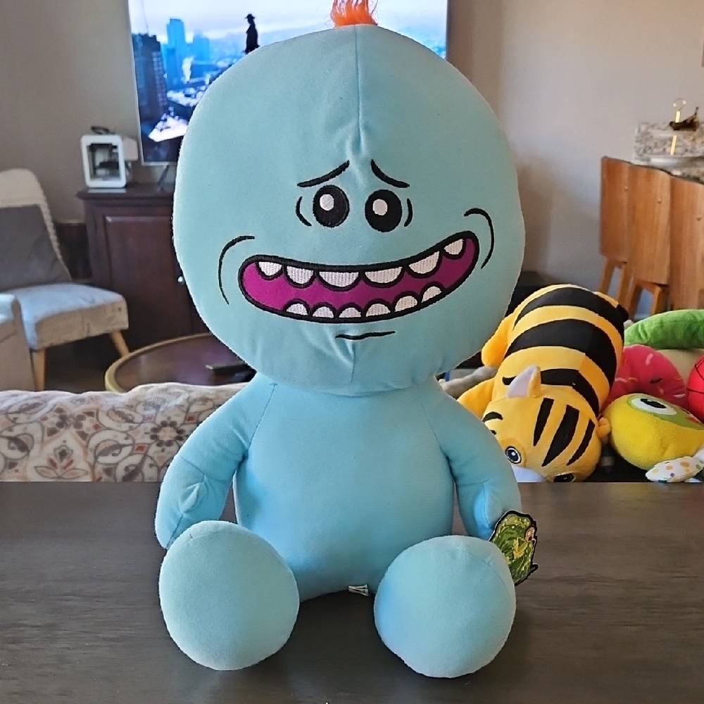 Mr. Meeseeks Plush Toy - Blue